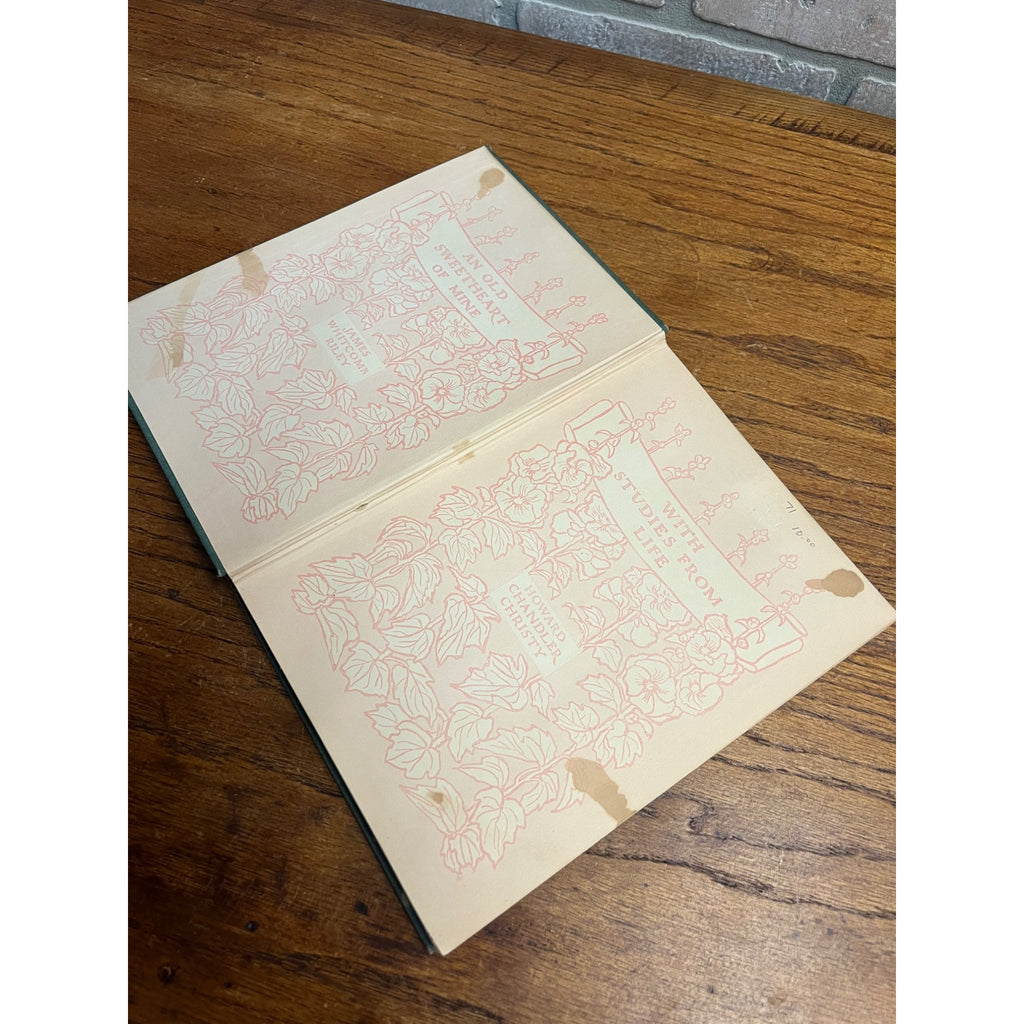 An Old Sweetheart of Mine By James Whitcomb Riley 1902 Hardcover Book