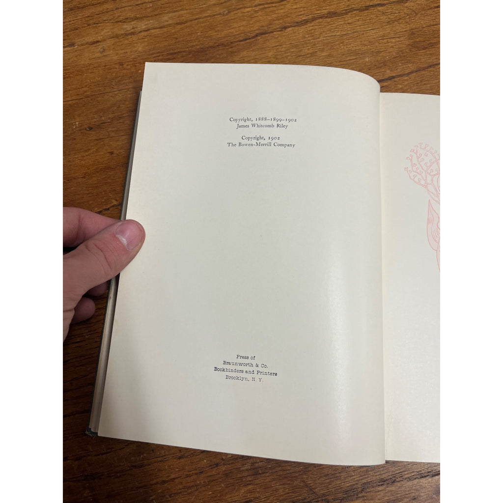 An Old Sweetheart of Mine By James Whitcomb Riley 1902 Hardcover Book